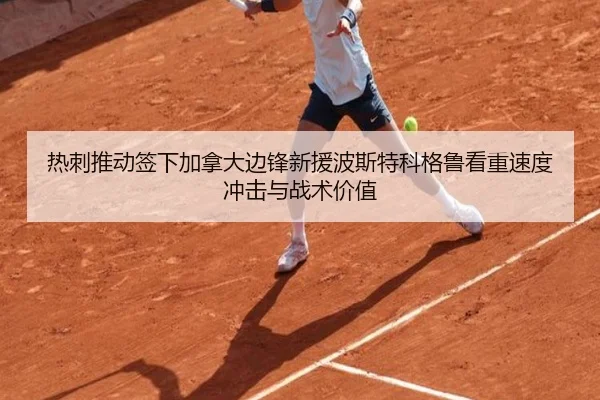 热刺推动签下加拿大边锋新援波斯特科格鲁看重速度冲击与战术价值